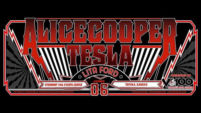 V100 Presents: Alice Cooper, Tesla and Lita Ford at SVEC