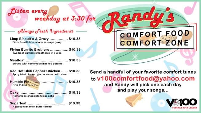Randy’s Comfort Food, Every Weekday