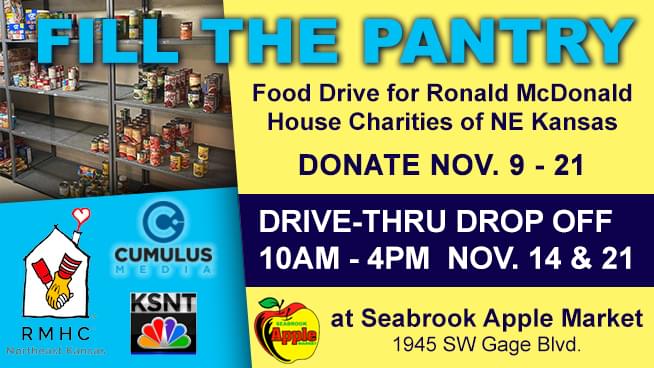 Fill The Pantry – Food Drive for RMHC