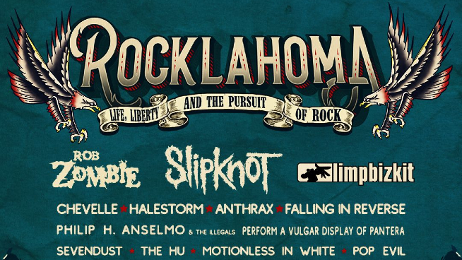 Rob Zombie, Slipknot, and Limp Bizkit to Headline Rocklahoma!