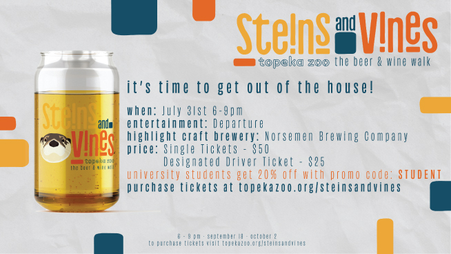 Win Tickets To Topeka Zoo’s Steins and Vines Event