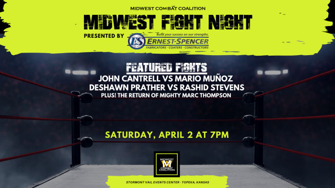 Fight Night at The Vail on April 2nd