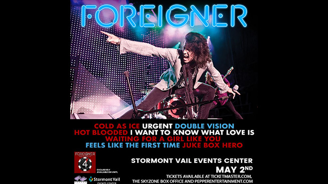 Foreigner is Bringing all the Hits to Topeka!