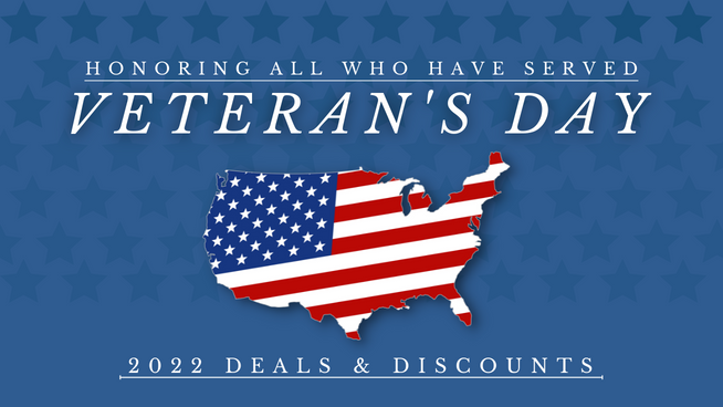 Veterans Day Deals & Discounts!