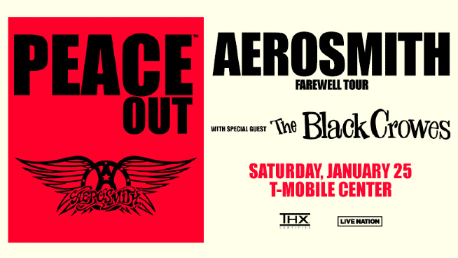 RESCHEDULED: Aerosmith PEACE OUT Farewell Tour