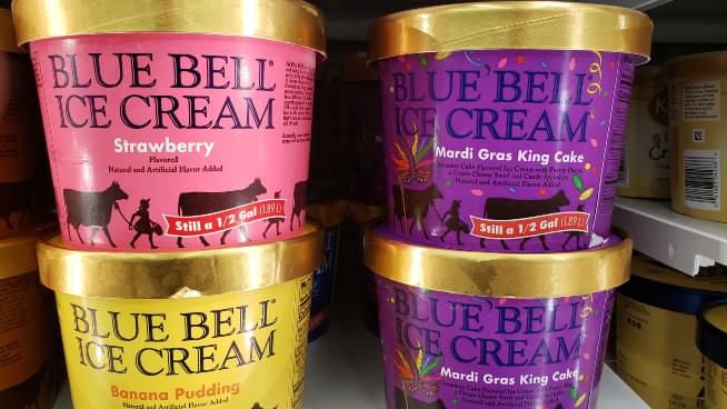 Blue Bell’s Mardi Gras King Cake Is Back In Topeka