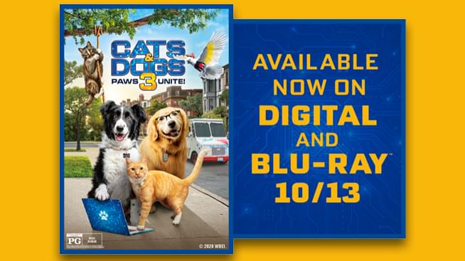 Cats & Dogs 3: Paws Unite – Win Pizza and a Movie