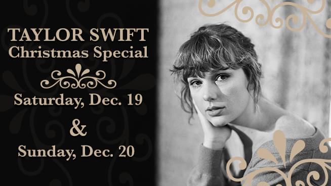 Catch A Taylor Swift Christmas Special This Weekend!
