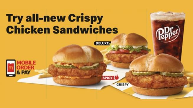 Did You Hear McDonald’s Has All-New Crispy Chicken Sandwiches?