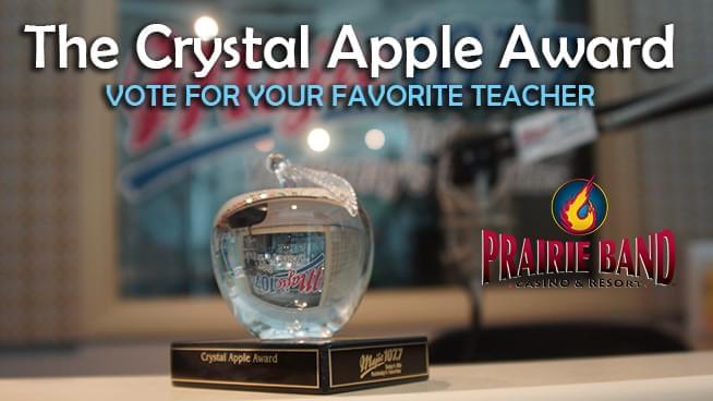 Lawrence 7th Grade Middle School Teacher Is January’s Crystal Apple Award Winner