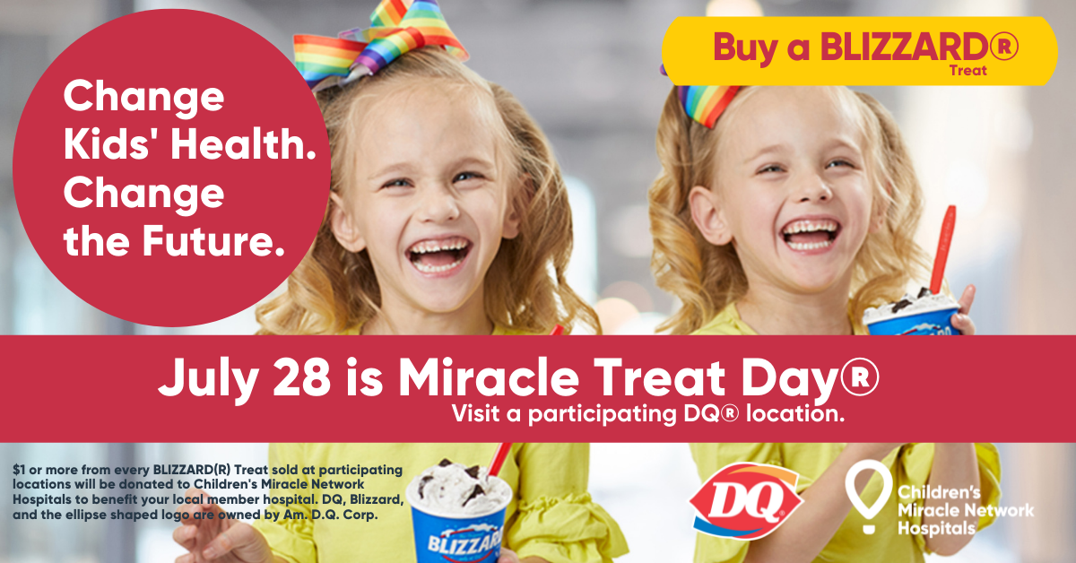 Cool Off With A DQ Blizzard & You’ll Help Kids At Stormont Vail Health