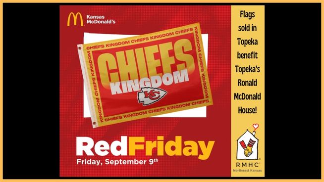 Chiefs Red Friday Fundraiser for Topeka’s Ronald McDonald House!