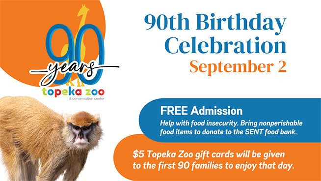 Topeka Zoo celebrates 90th Birthday