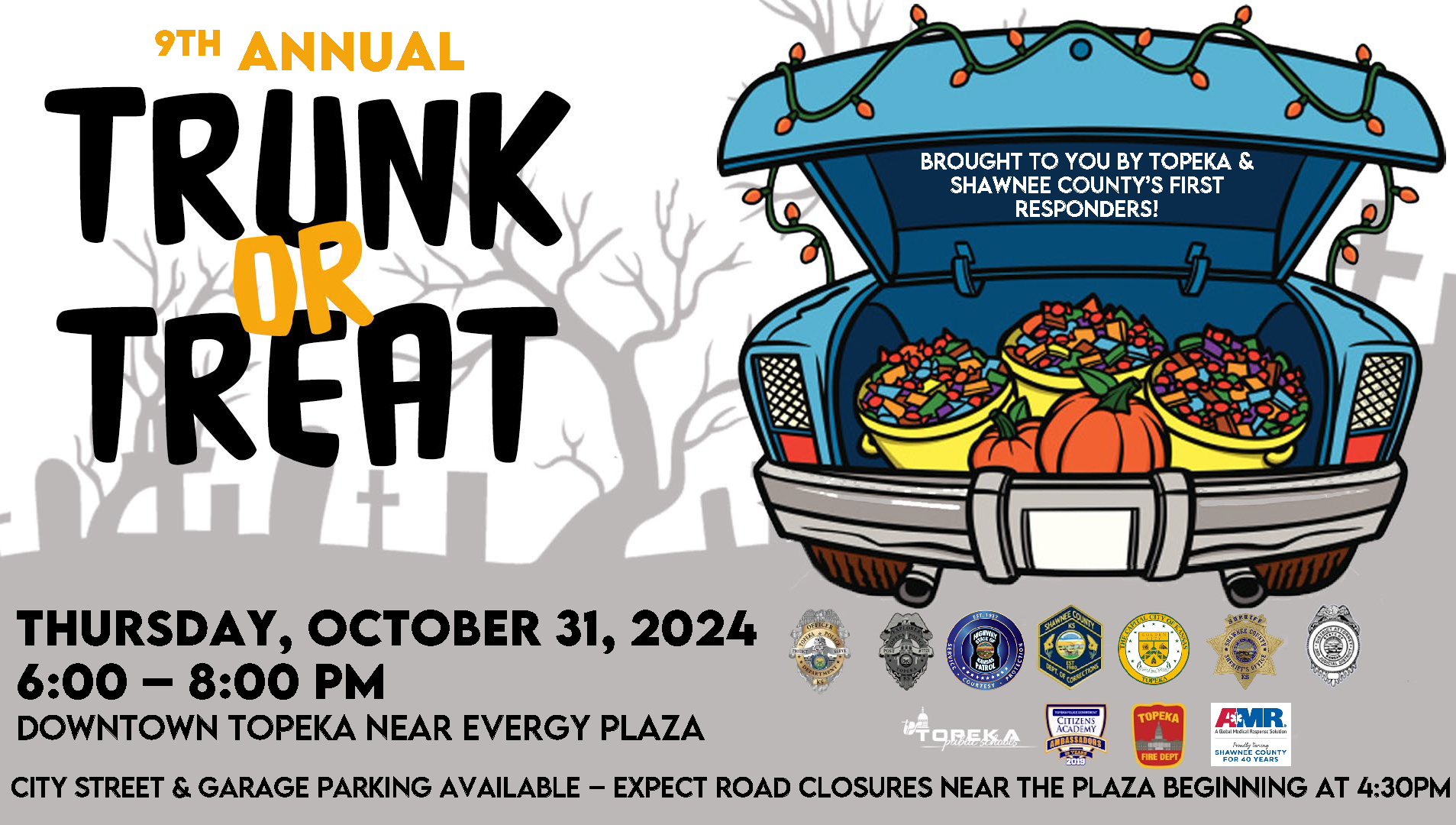 Topeka and Shawnee County First Responders to host 9th Annual “Trunk or