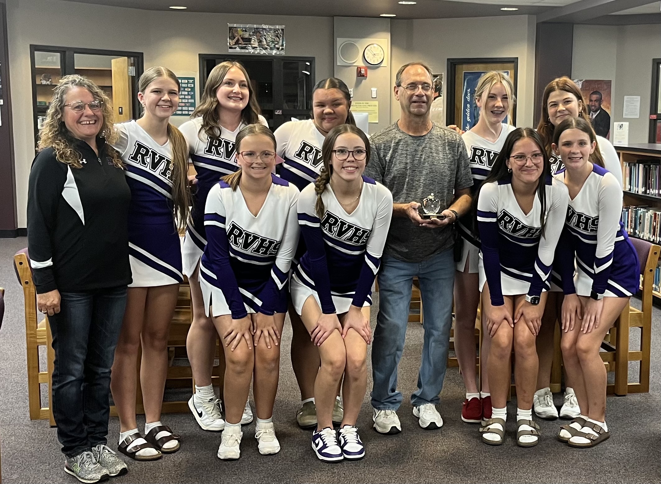 Royal Valley High School’s Jay Diamond Receives the October Crystal Apple Award from Majic 107.7