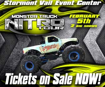 Don’t Miss Monster Truck Nitro Tour at Stormont Vail Events Center!