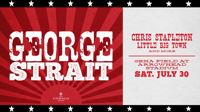 George Strait and Friends Will Play GEHA Field at Arrowhead Stadium This Summer!