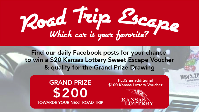 Win a Road Trip Escape & Kansas Lottery Sweet Escape Tickets