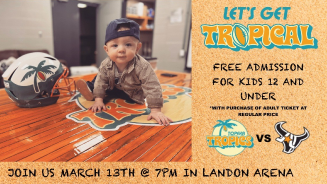 Free Tickets for Kids to Attend Tropics Home Opener