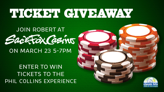Sign Up to Win with Robert at Sac & Fox