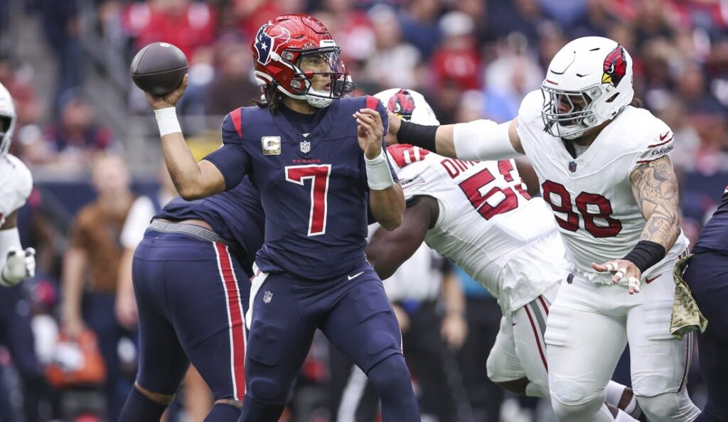 Texans overcome 3 INTs from CJ Stroud, hold off Cardinals