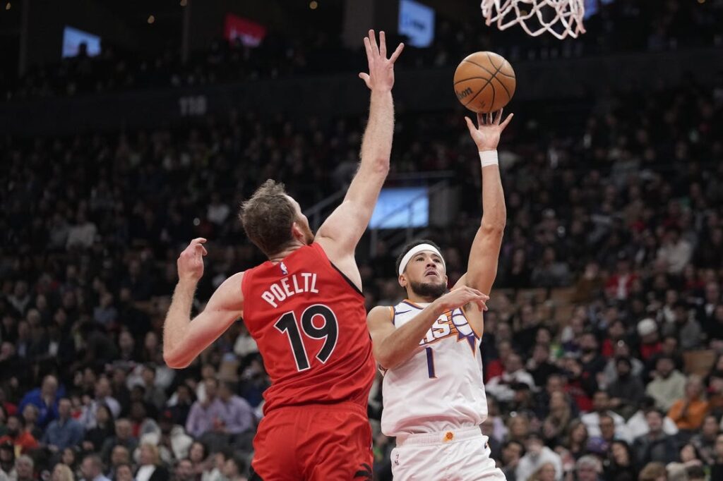 Scottie Barnes scores 23 to help Raptors end Suns’ win streak