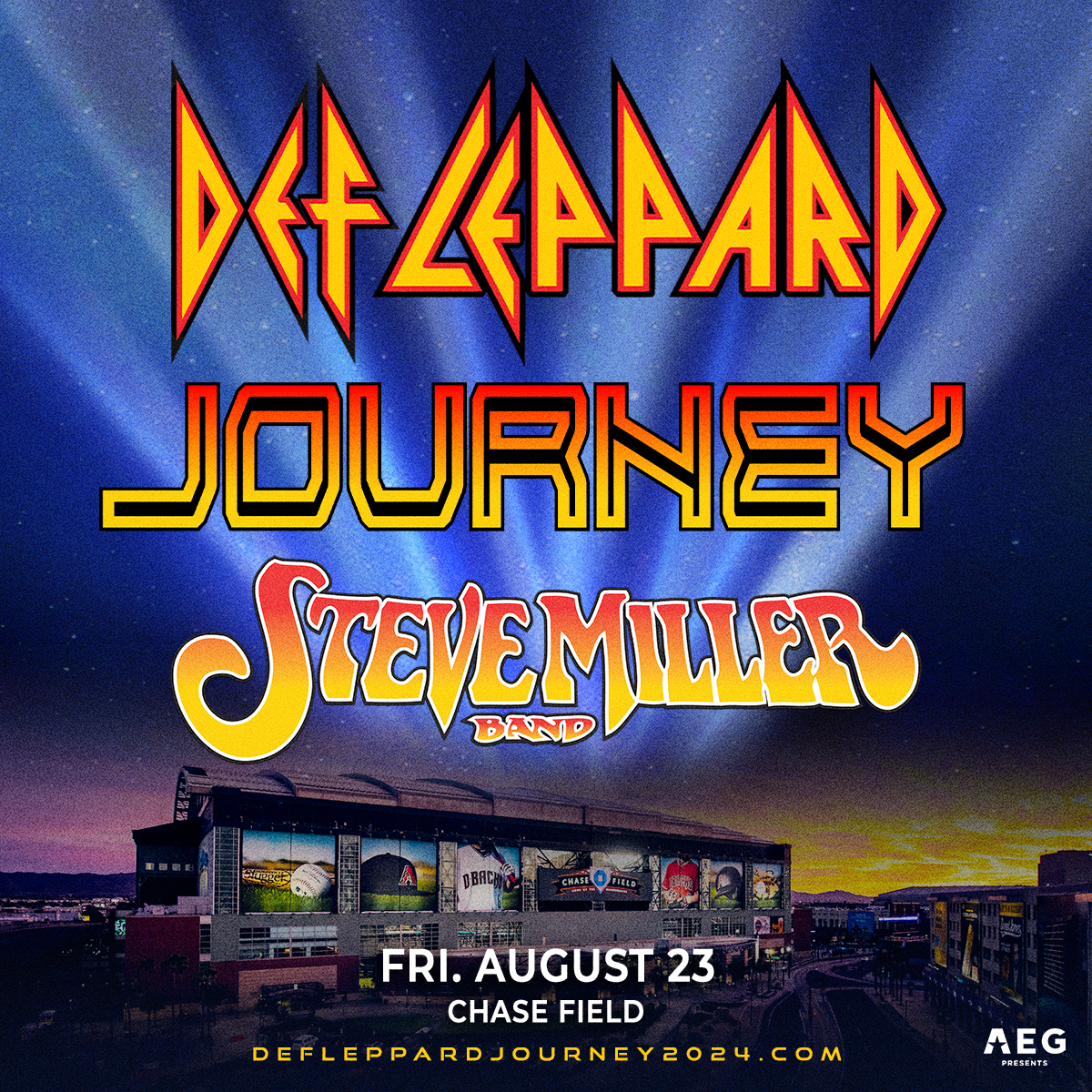 8/23/24 – Def Leppard & Journey at Chase Field