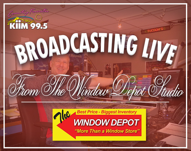 Broadcasting live from The Window Depot Studio