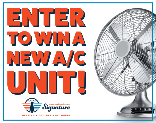 A/C Giveaway with Signature Heating, Cooling & Plumbing