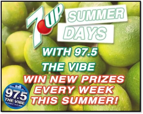 Win Prizes with 7Up Summer Days!