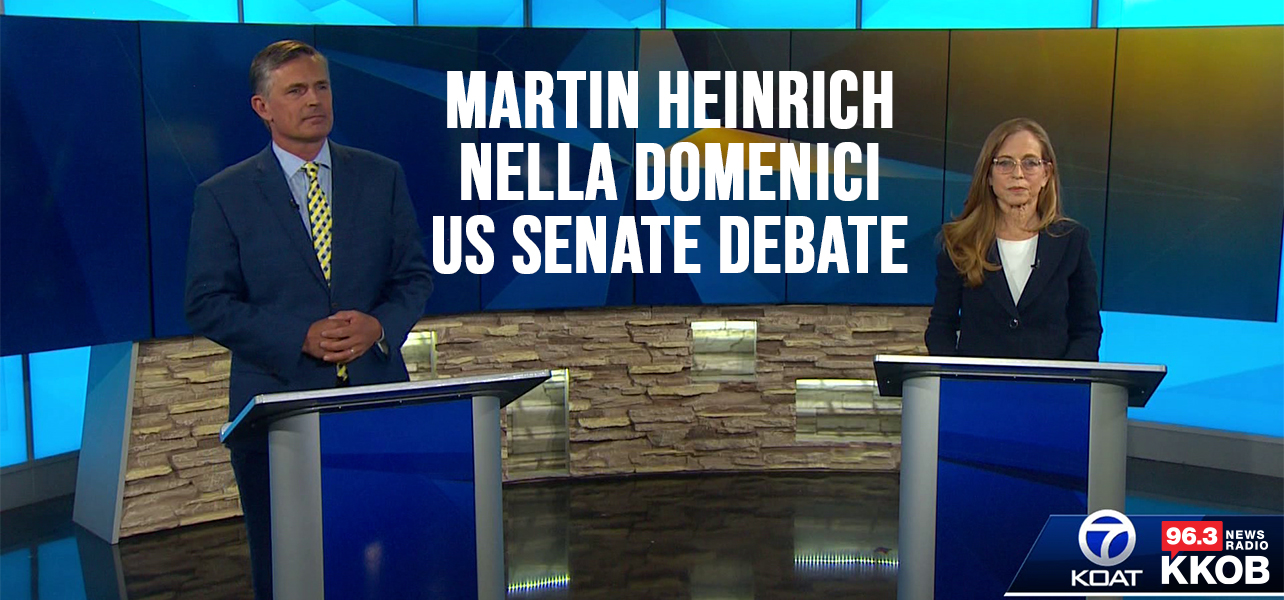 Martin Heinrich/ Nella Domenici US Senate Debate