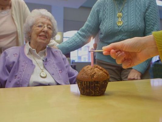 96 year old woman turns 24 today!