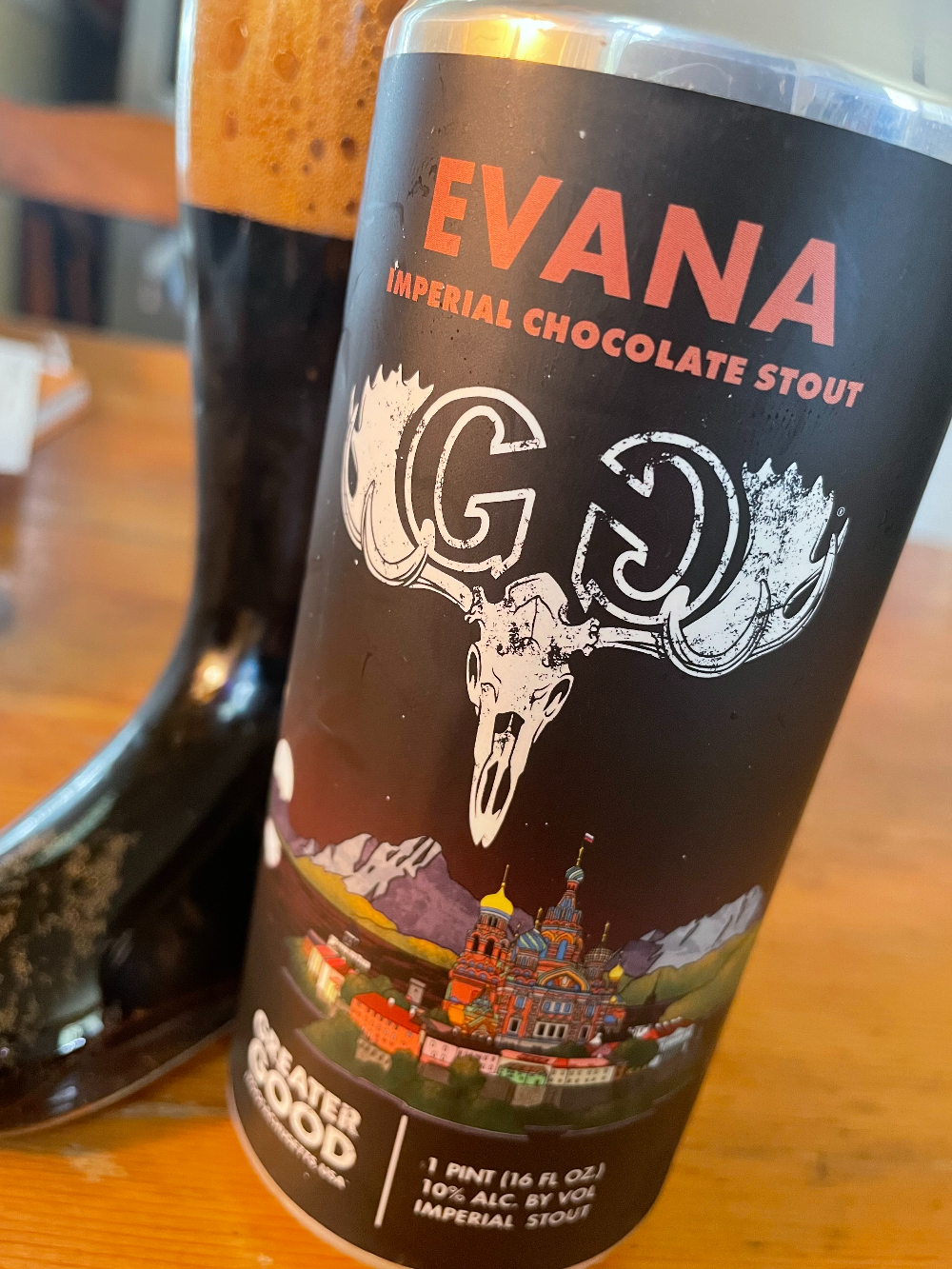 Sonic Beer Blog #1: Greater Good Evana Imperial Chocolate Stout
