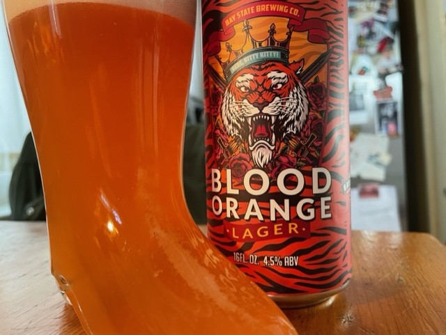 Sonic Beer Blog #34: Bay State Brewing Co. Blood Orange Lager