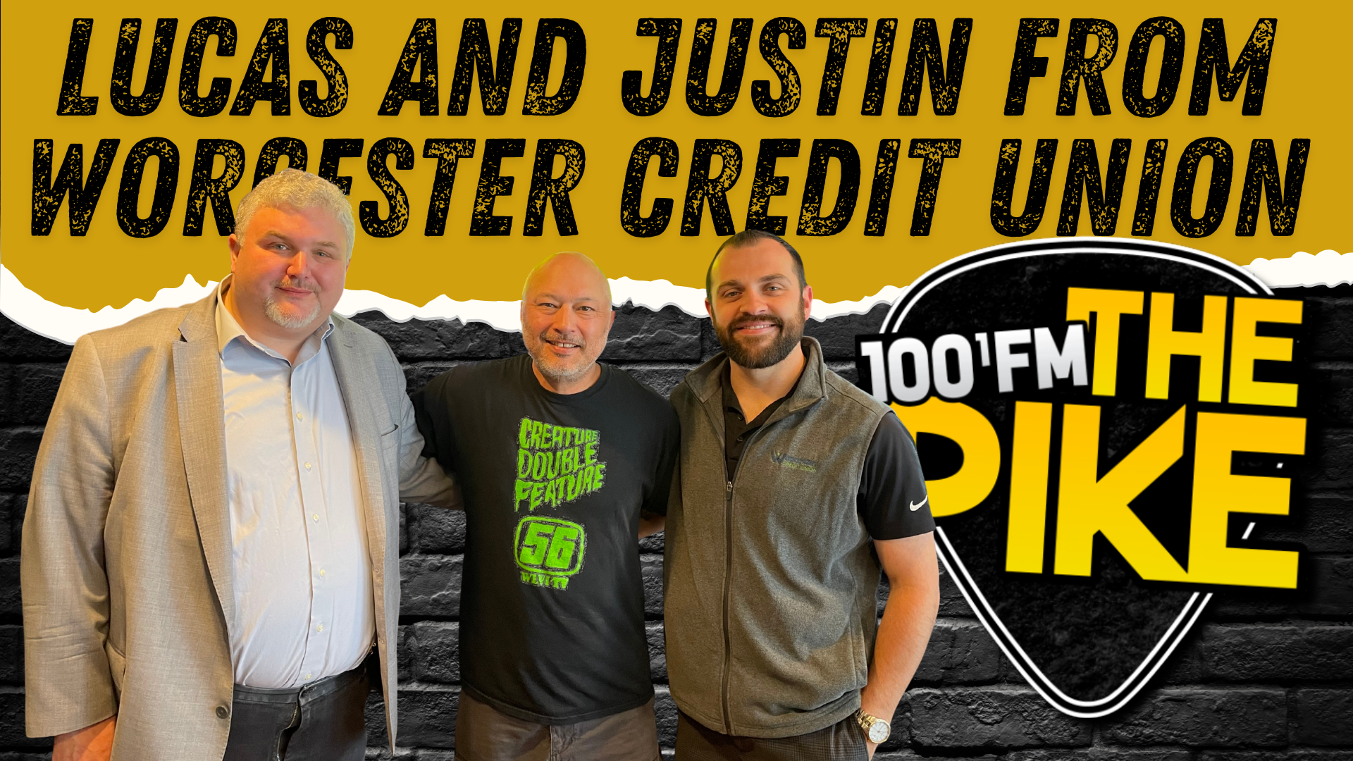 Lucas and Justin from Worcester Credit Union | The Pike Morning Show