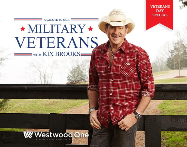 Kix Brooks and Westwood One Honor Veterans With a Two-Hour Holiday Music Special