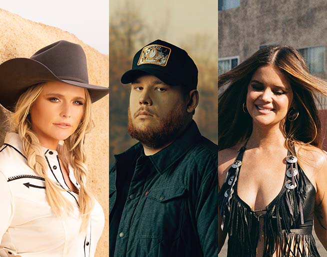 Miranda Lambert, Luke Combs, and Maren Morris Lead Country Nominees for the 65th Annual Grammy Awards
