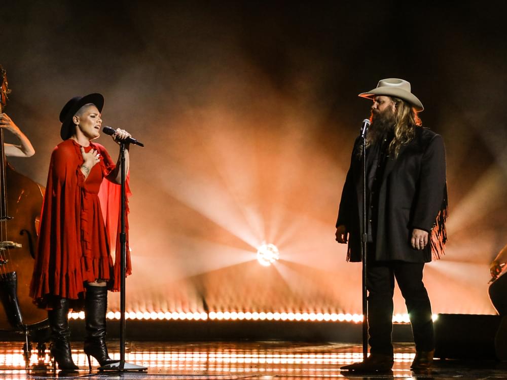 Watch Pink & Chris Stapleton’s Stunning Performance of “Love Me Anyway” at CMA Awards