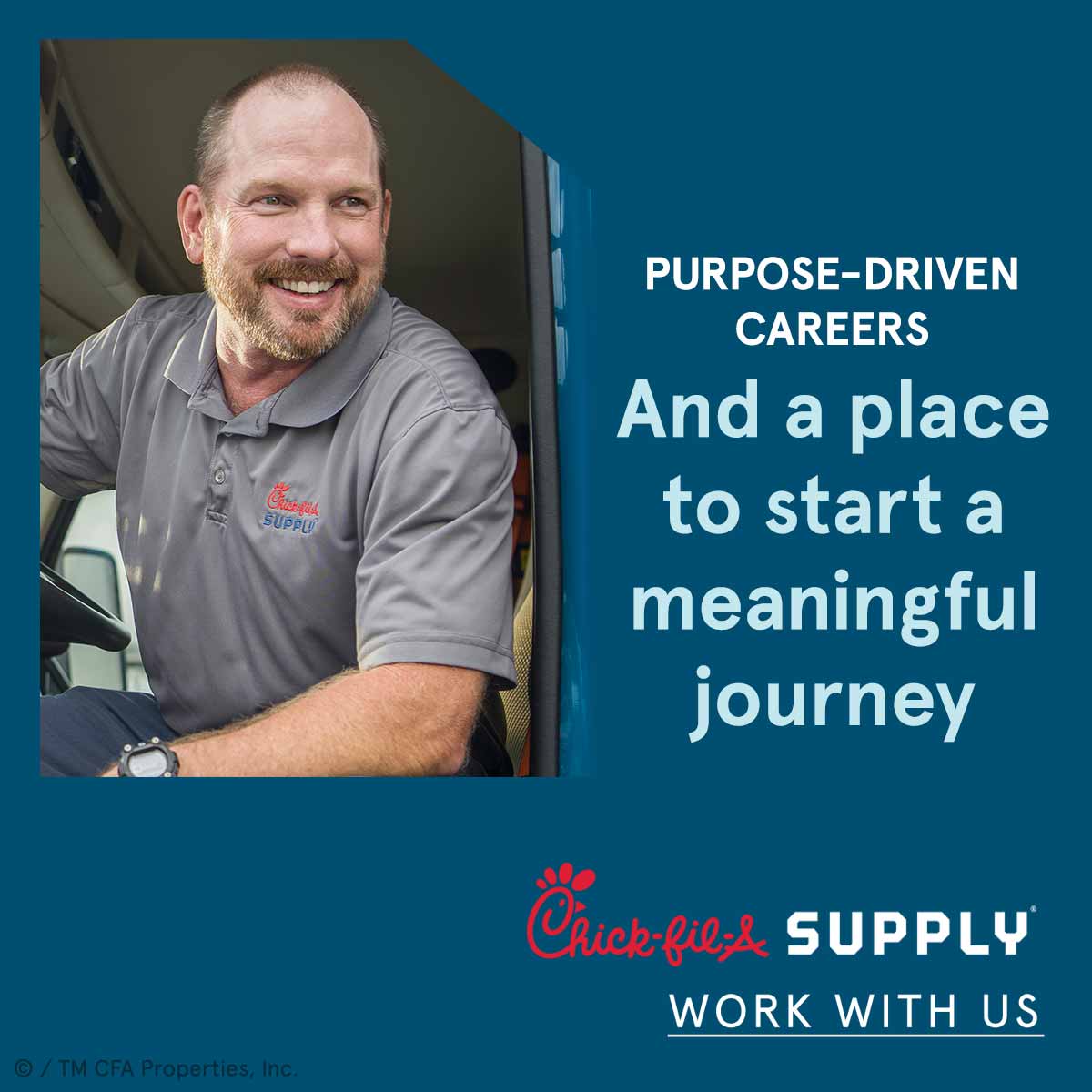 Eric talks to Dan Marques with Chick-fil-A Supply on the benefits of being a transportation team member and working in distribution on behalf of Chick-fil-A.  They discuss career opportunities and how to learn more about becoming a part of the Chick-fil-A Supply family!