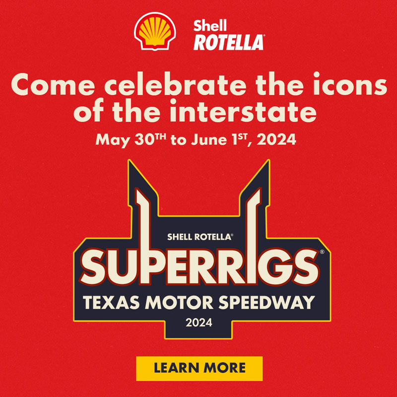 Eric talks to Shell Rotella’s Julie Wright about Shell Rotella’s SuperRigs event May 30-June 1 right here in DFW at Texas Motor Speedway.