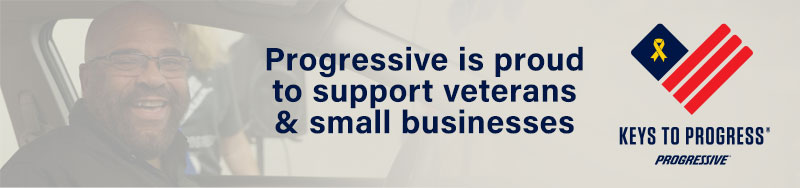 Progressive is proud to support veterans & small businesses - Progressive Keys to Progress