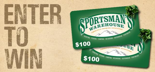 Sportsman’s Warehouse Gift Card Giveaway Rules