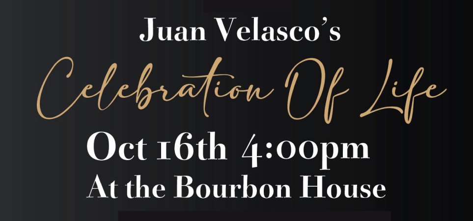 Juan’s Velasco’s Celebration of Life