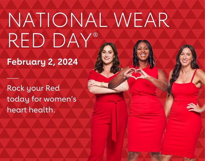 National Wear Red Day February 2nd