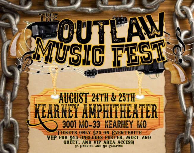AUG 24th & 25th- Outlaw Music Fest