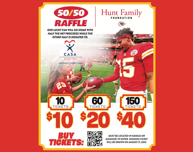 Chiefs 50/50 Raffle – Jackson County CASA