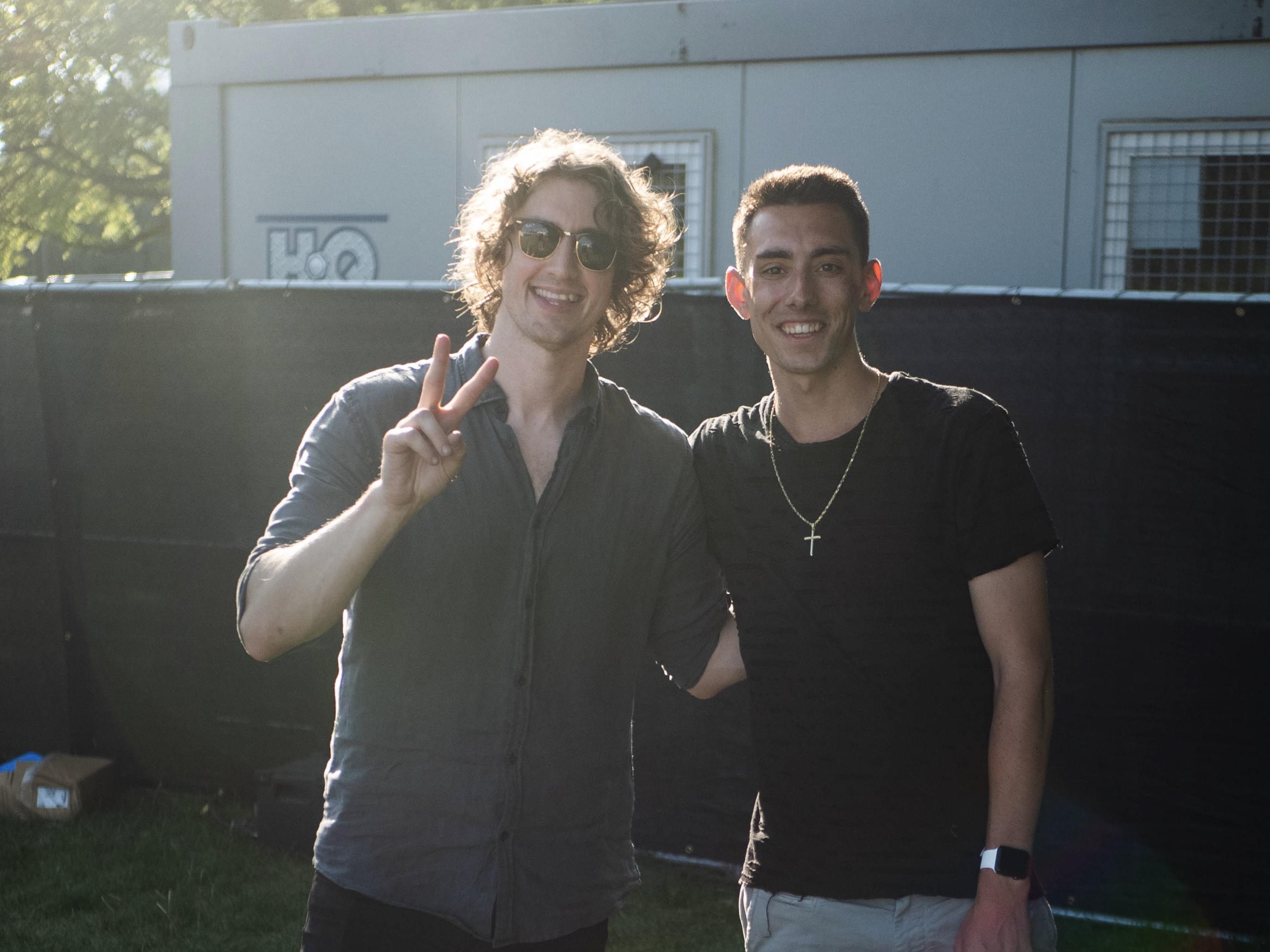 Tommy Talks With Dean Lewis At Lollapalooza