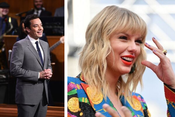 Jimmy Fallon Reveals A Never-Before-Seen Video Of Taylor Swift… To Taylor Swift