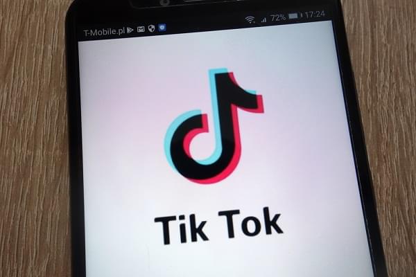 tik tok app open up on phone or tablet