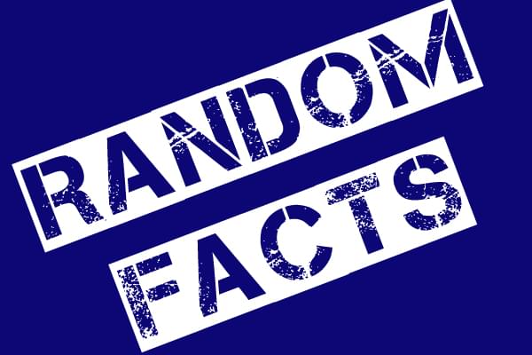 Five Random Facts